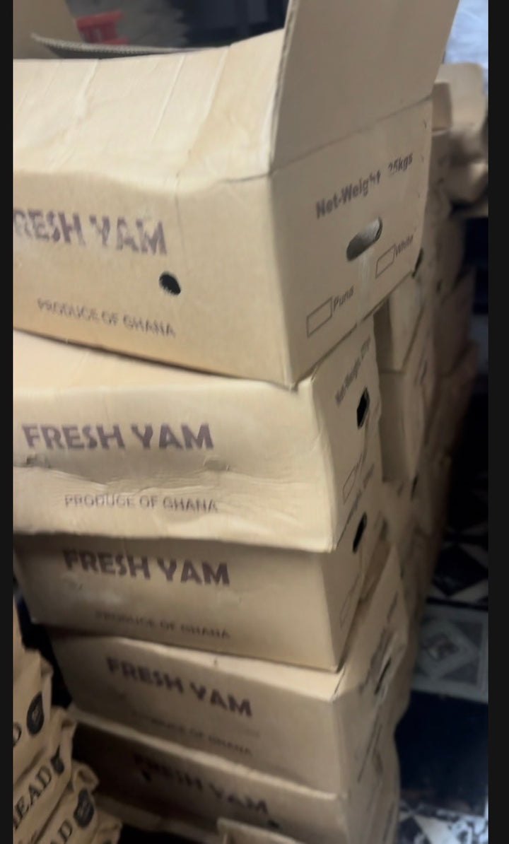 Fresh Ghana White Yam (African Yam) – Yam Box