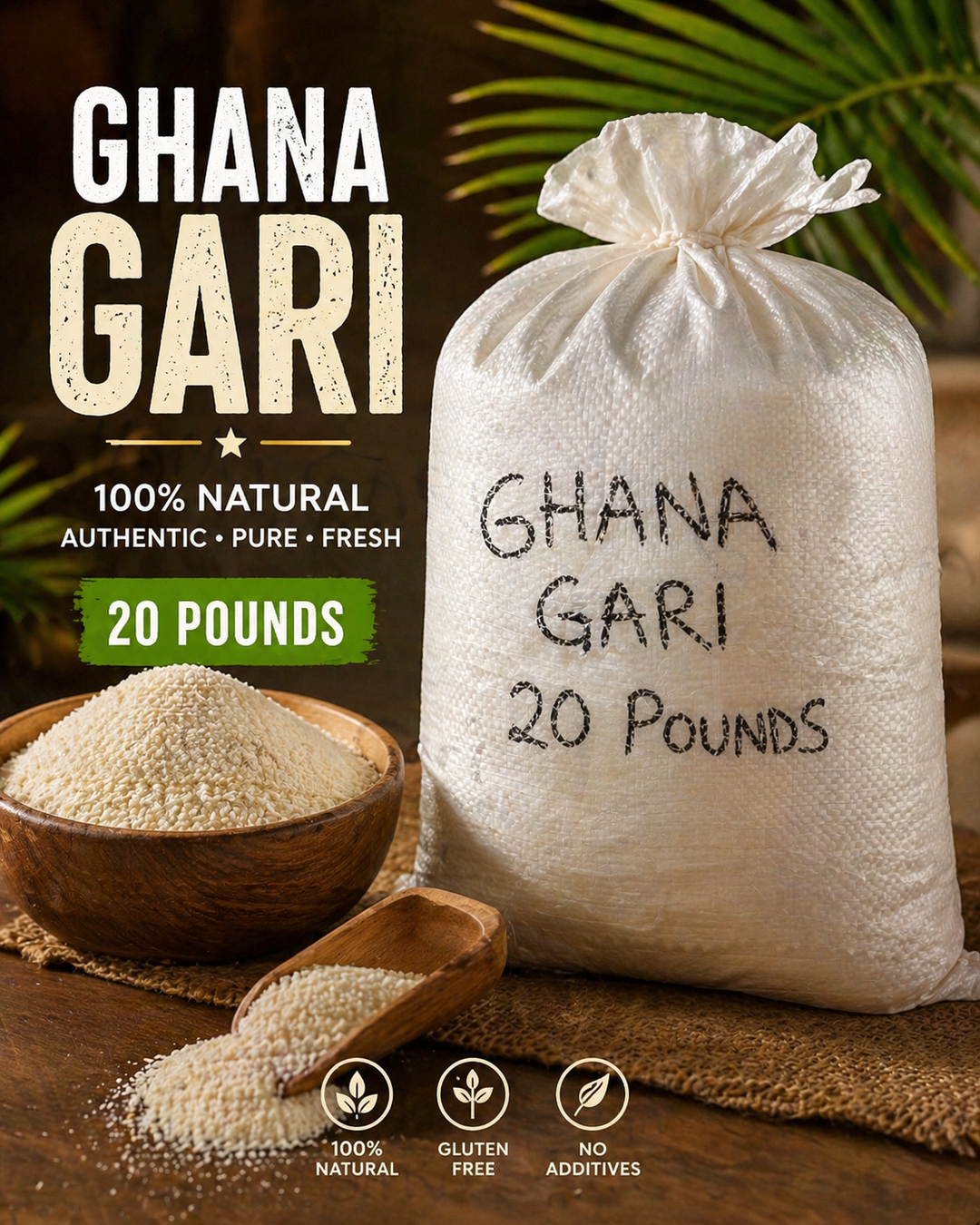 Ghana Gari – Traditional West African Cassava Granules
