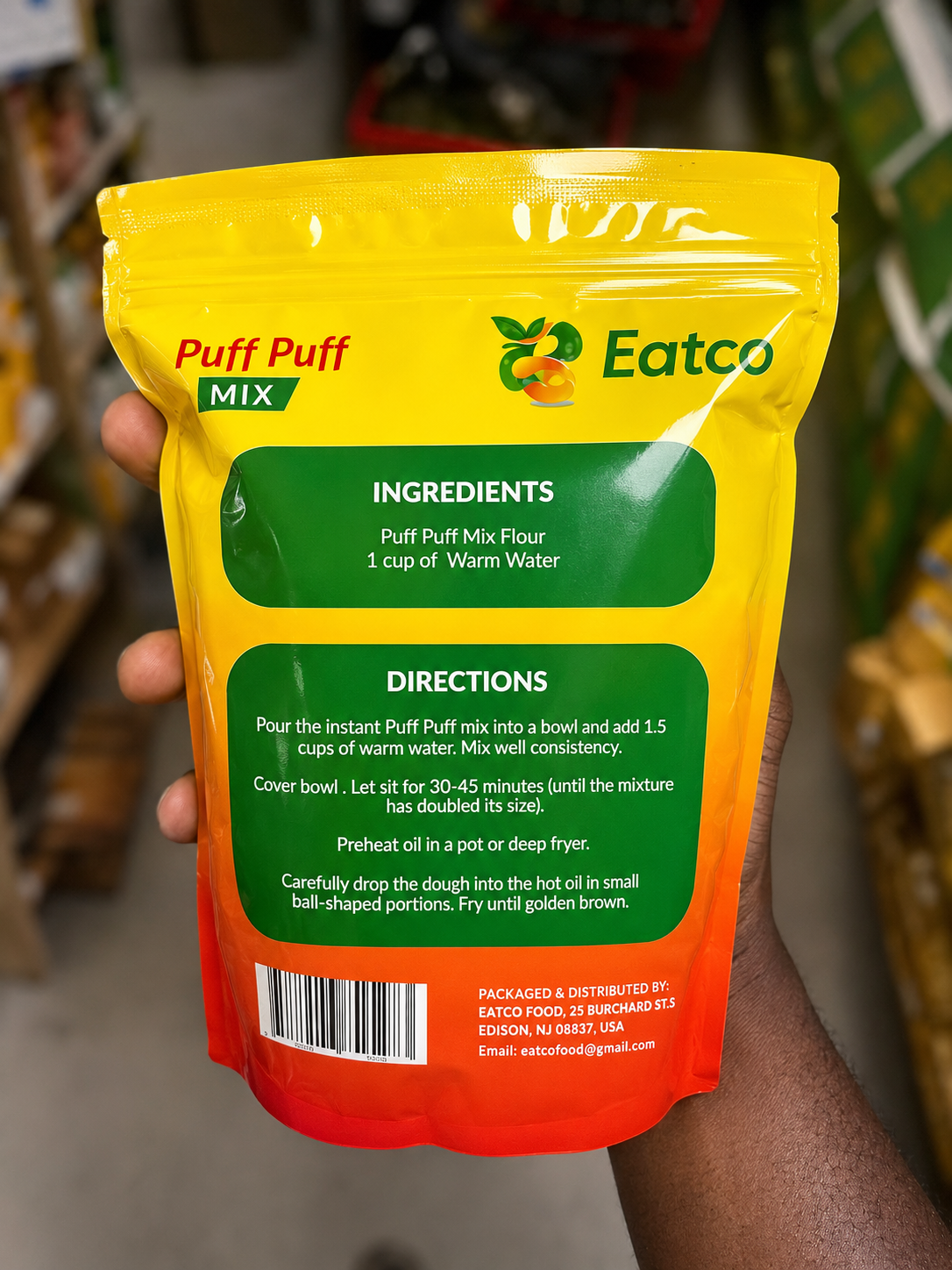 Eatco Puff Puff Mix | Authentic West African Puff Puff & Bofrot Mix
