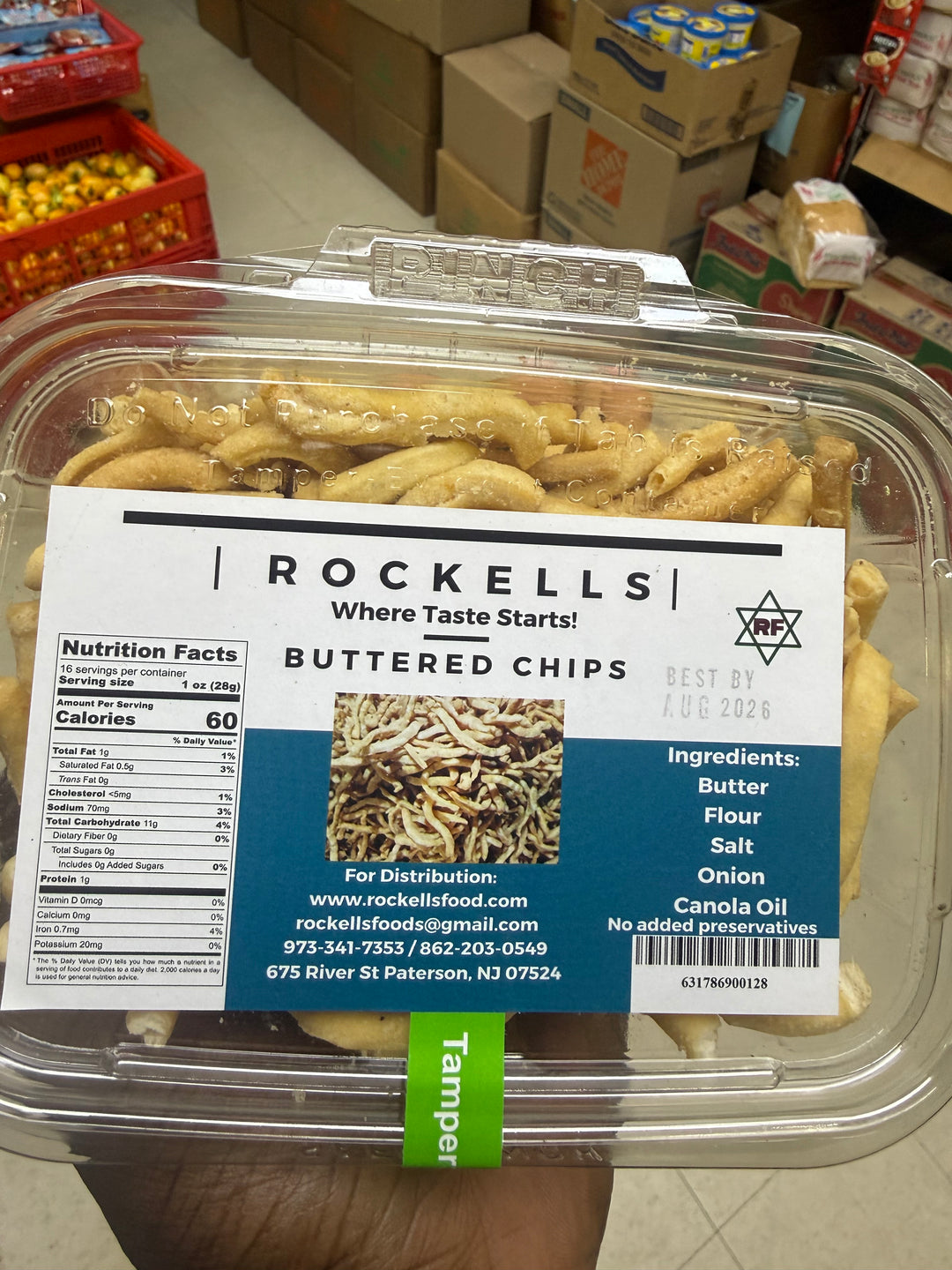 Rockells Snacks (Chin Chin / Buttered Chips)