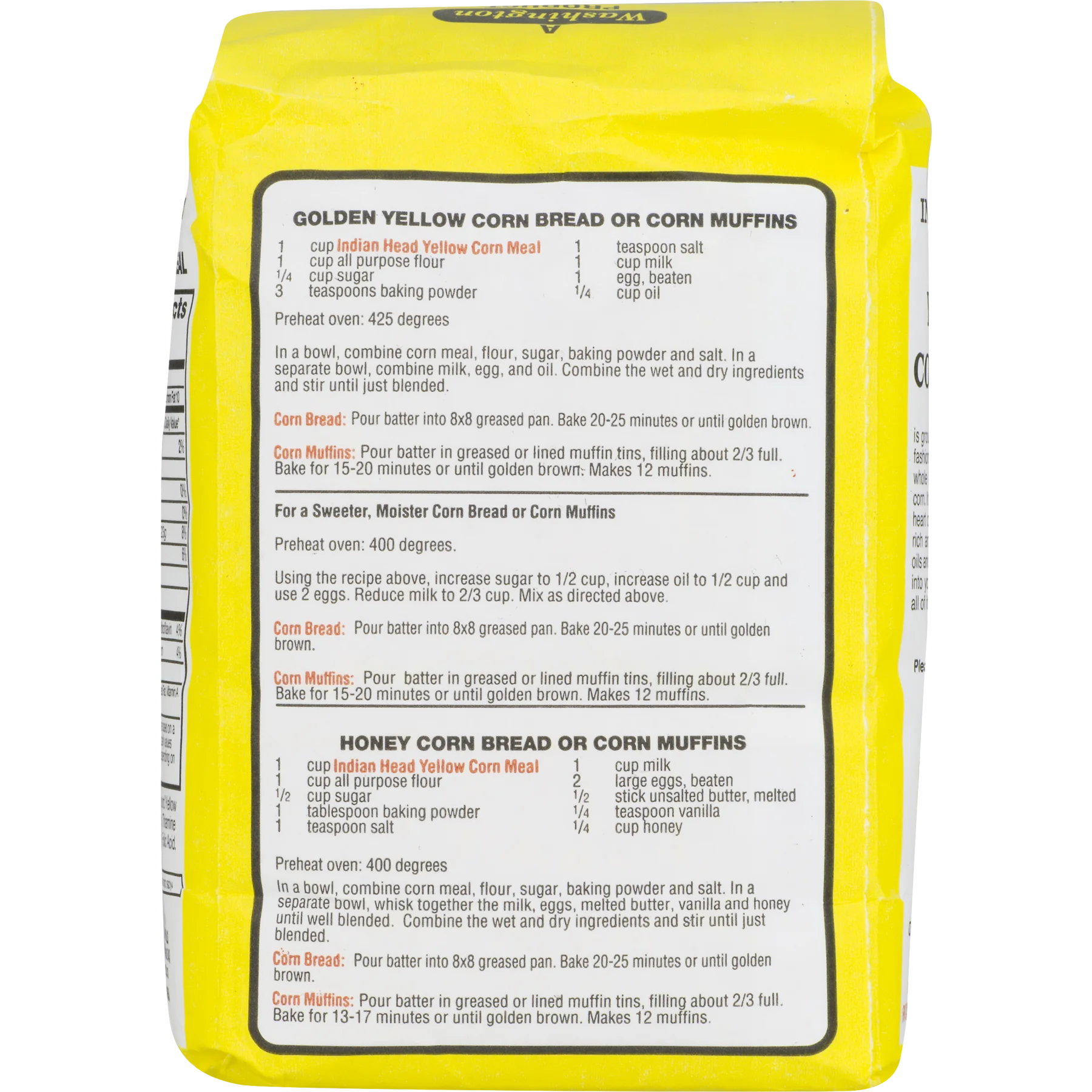 Indian Head Cornmeal (Yellow)