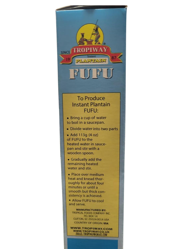 Tropiway Plantain Fufu Flour