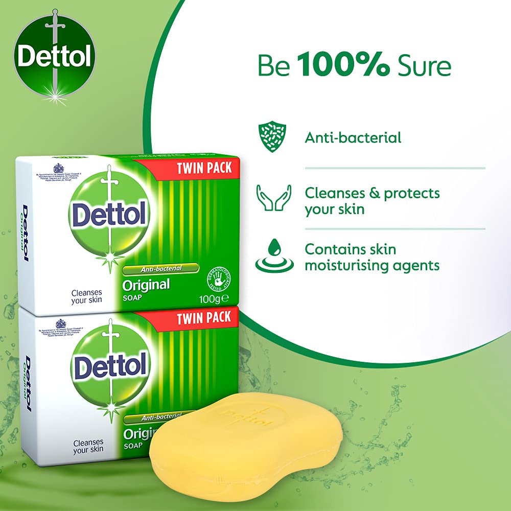 Dettol Original Antiseptic Bar soap ( twin pack)