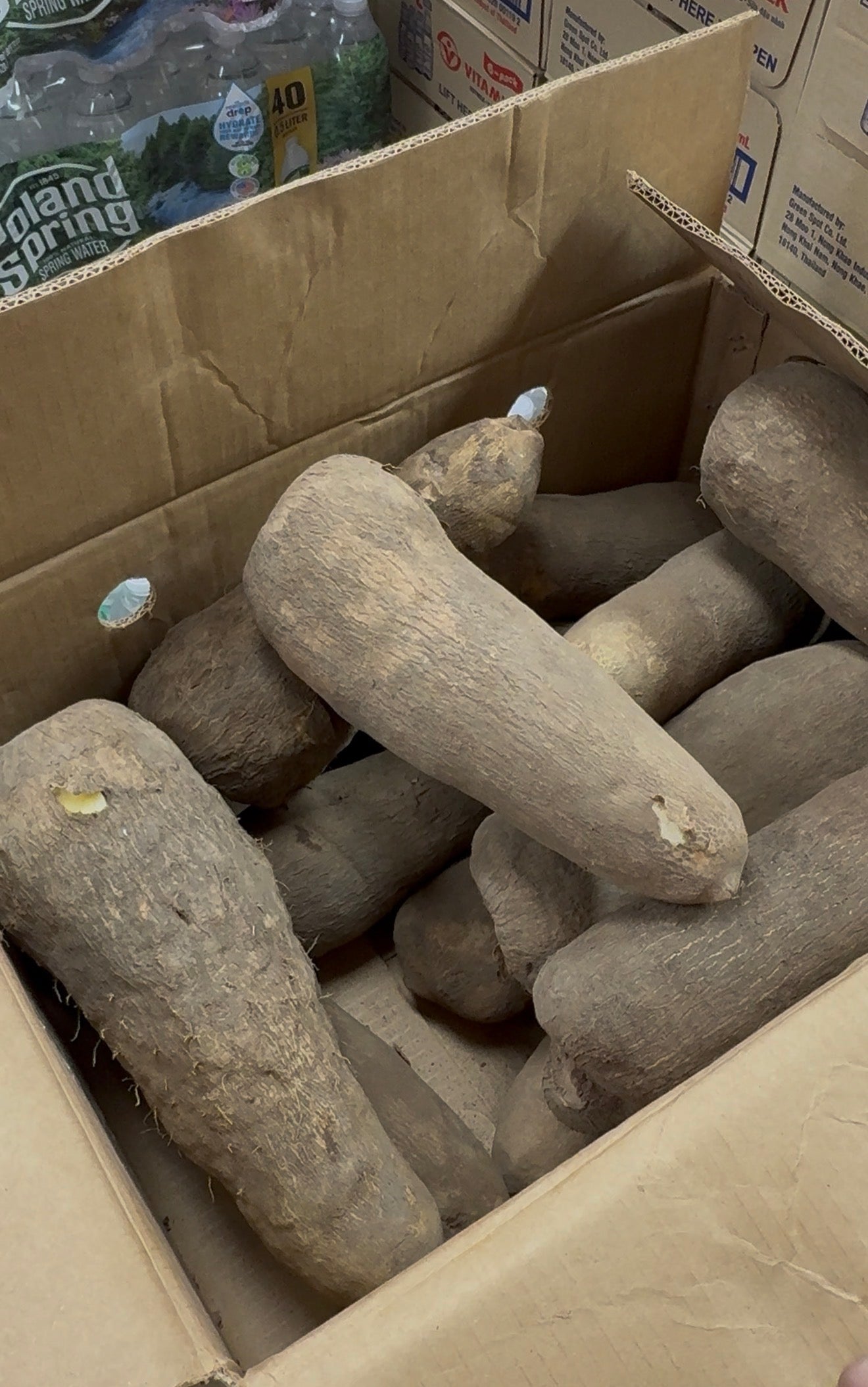 Fresh Ghana Pona Yam 🇬🇭 (African Yam) – Nationwide Shipping