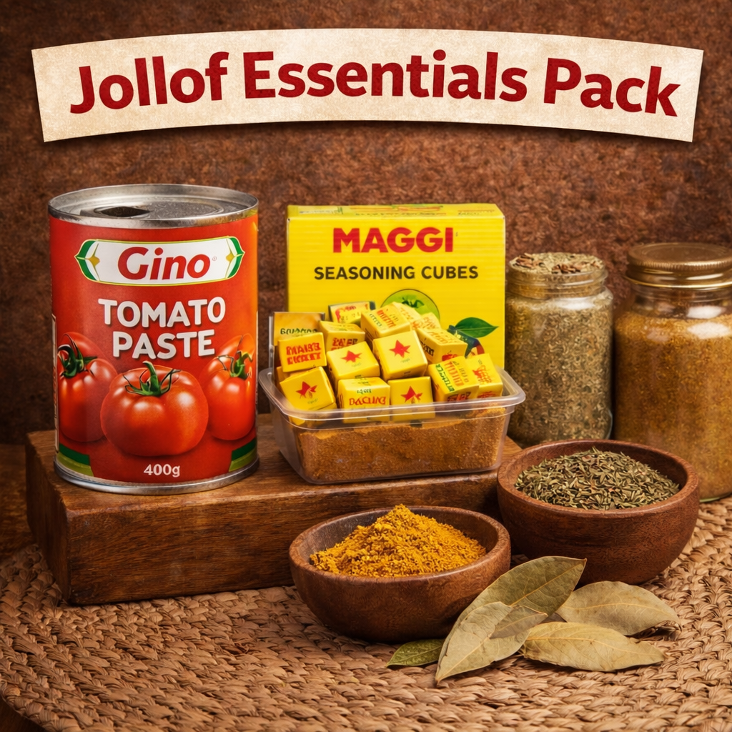 Jollof Essentials Pack – Just Add Fresh Ingredients 🍅🔥🍚