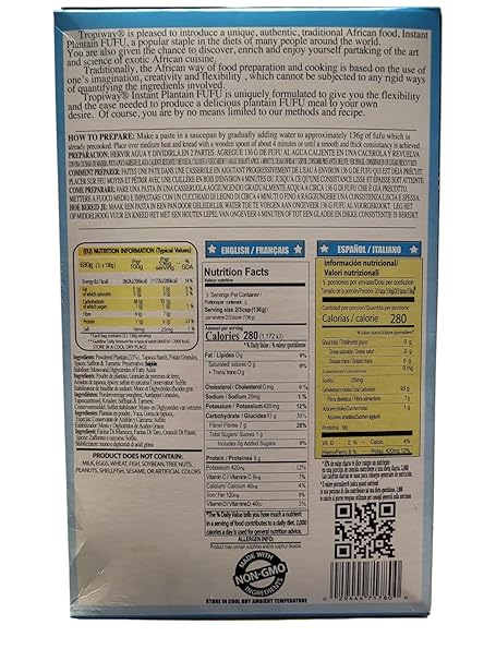 Tropiway Plantain Fufu Flour
