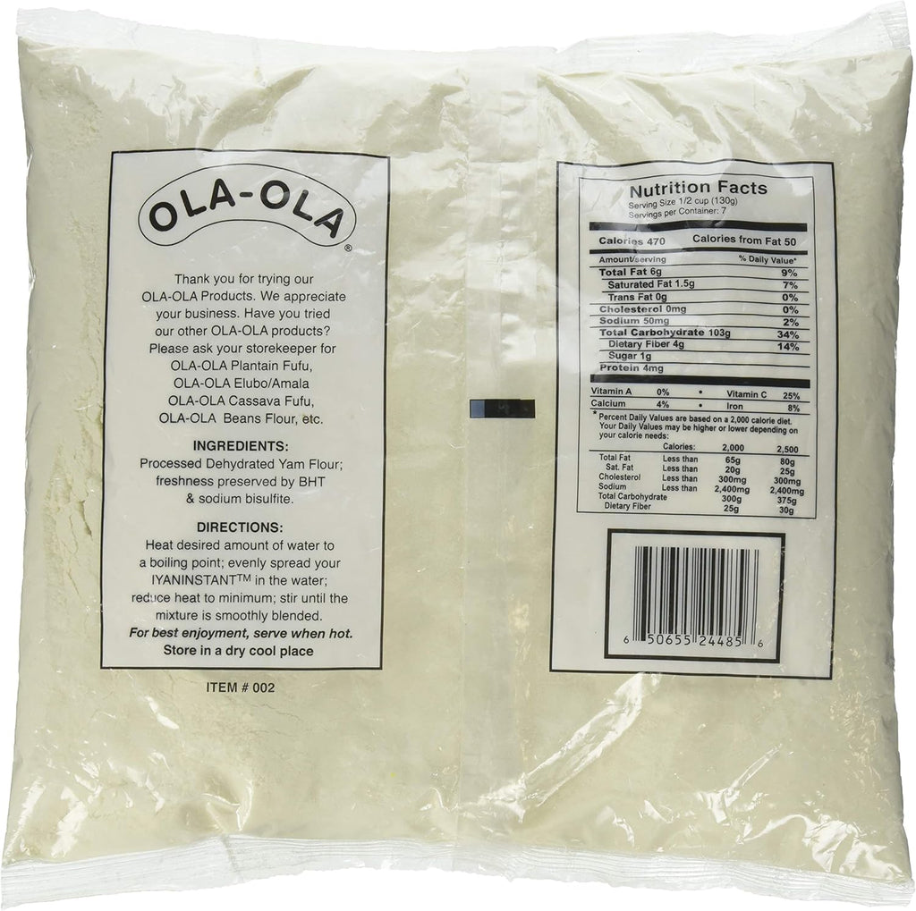 Ola Ola Pounded Yam Flour - 5lbs