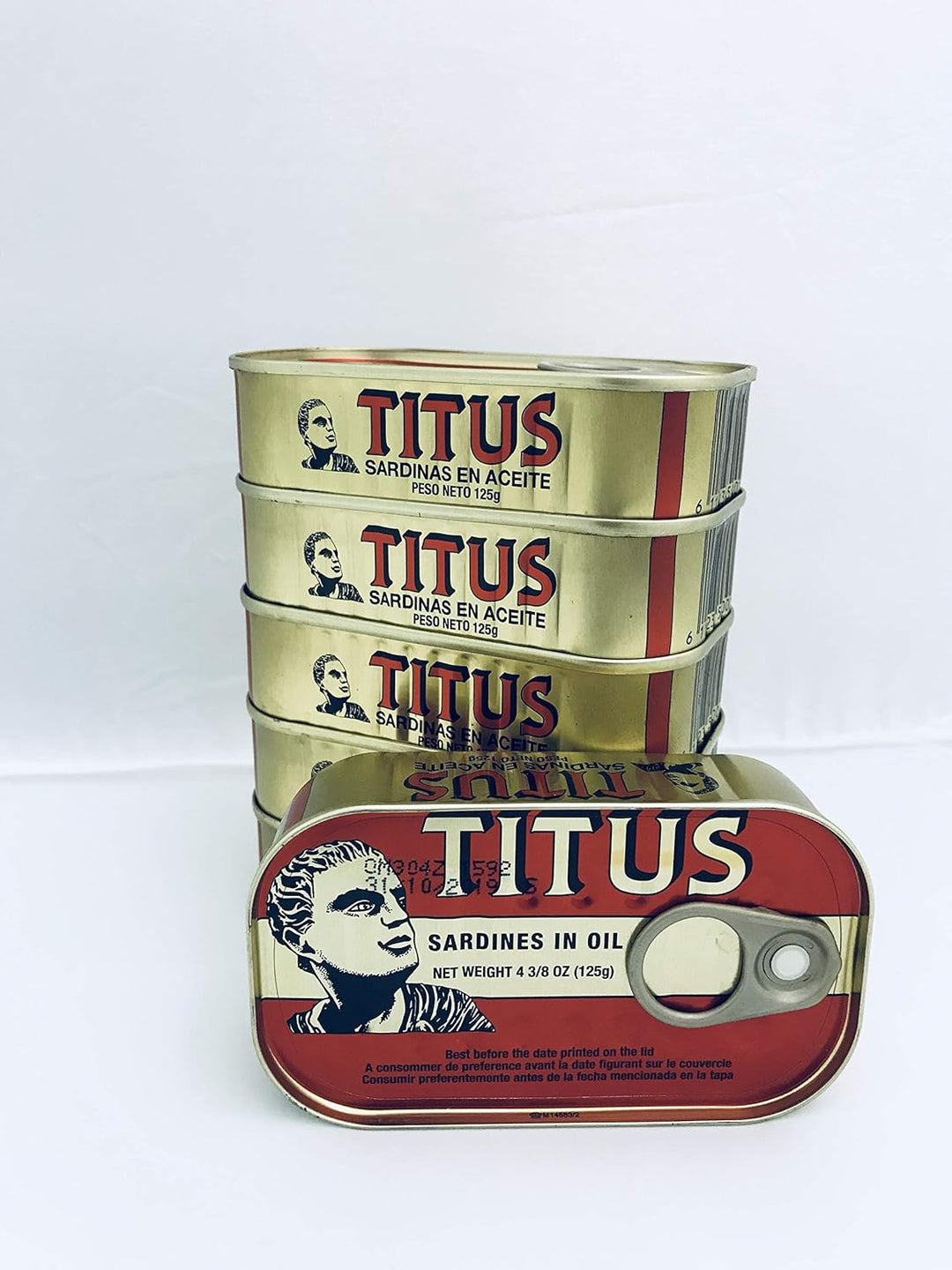 Titus Sardines in Oil - 10 pack