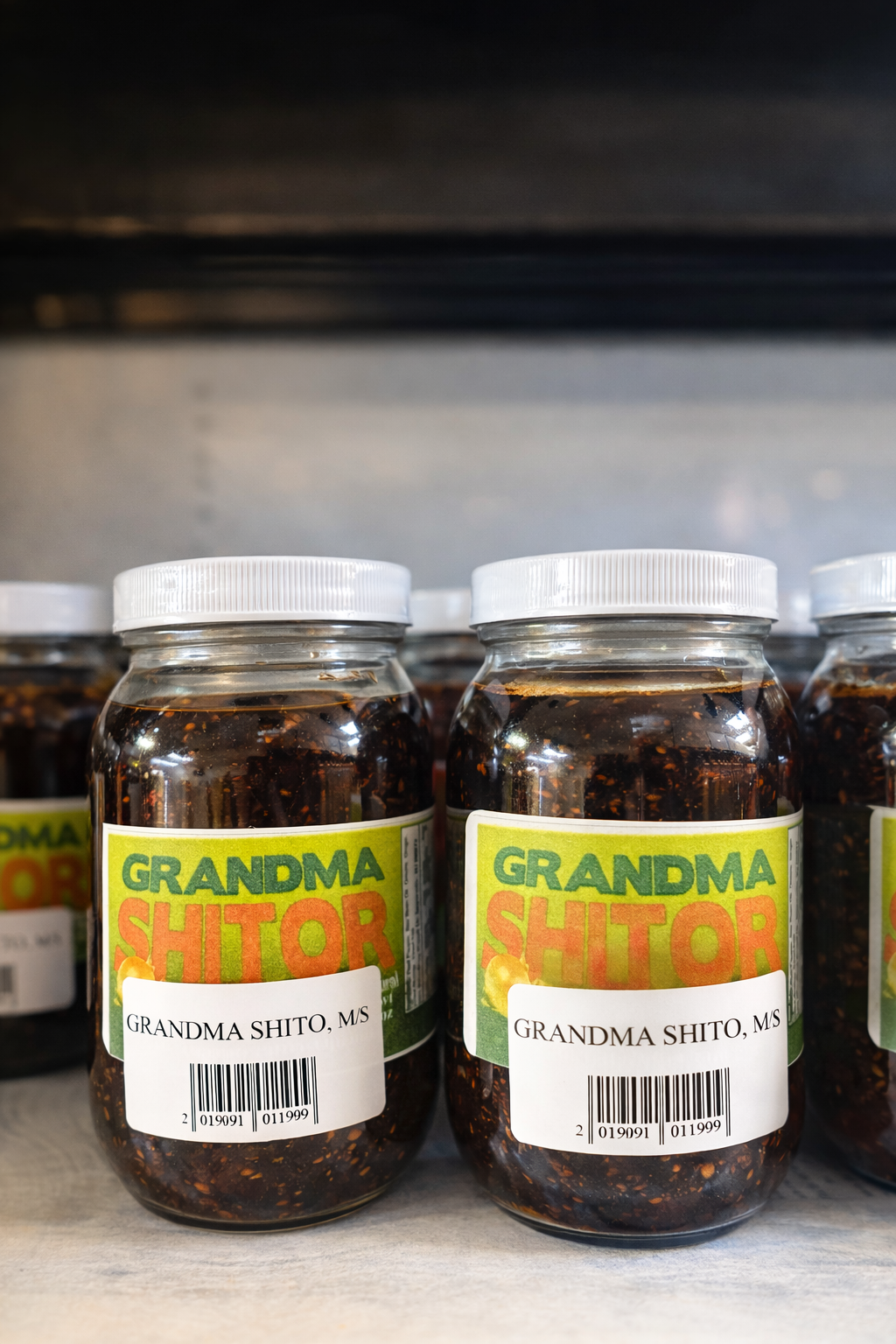 Grandma Shito Pepper Sauce (Medium 16oz) | Authentic Ghanaian Black Pepper Sauce