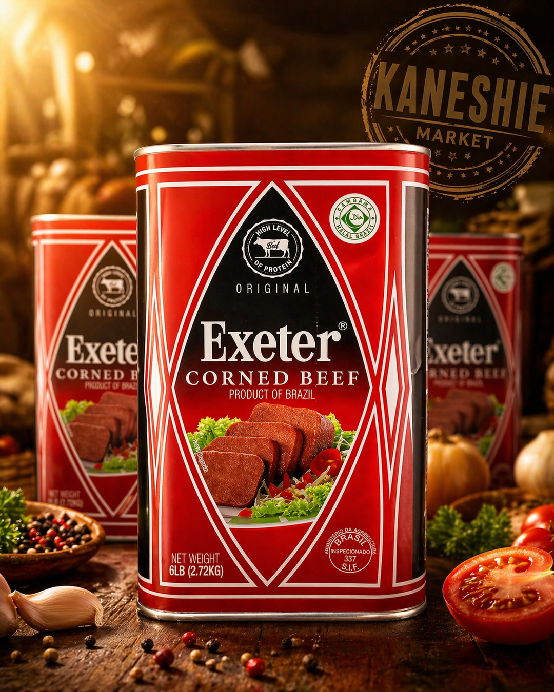 Exeter Corned Beef 6 Pounds – Large Family Size Corned Beef 🥩🥫