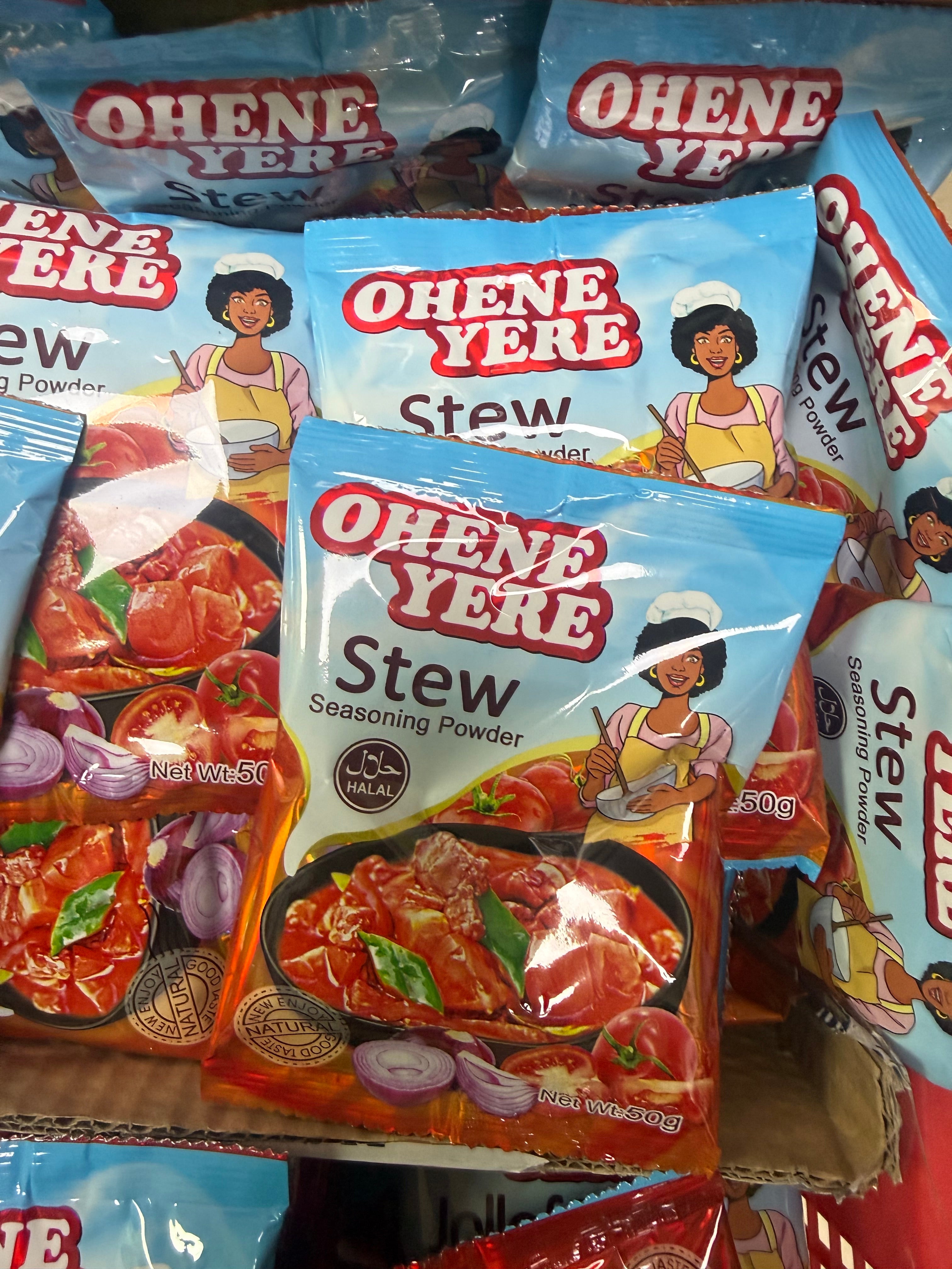 Ohene Yere Stew Seasoning Powder – Authentic Ghanaian Stew Spice