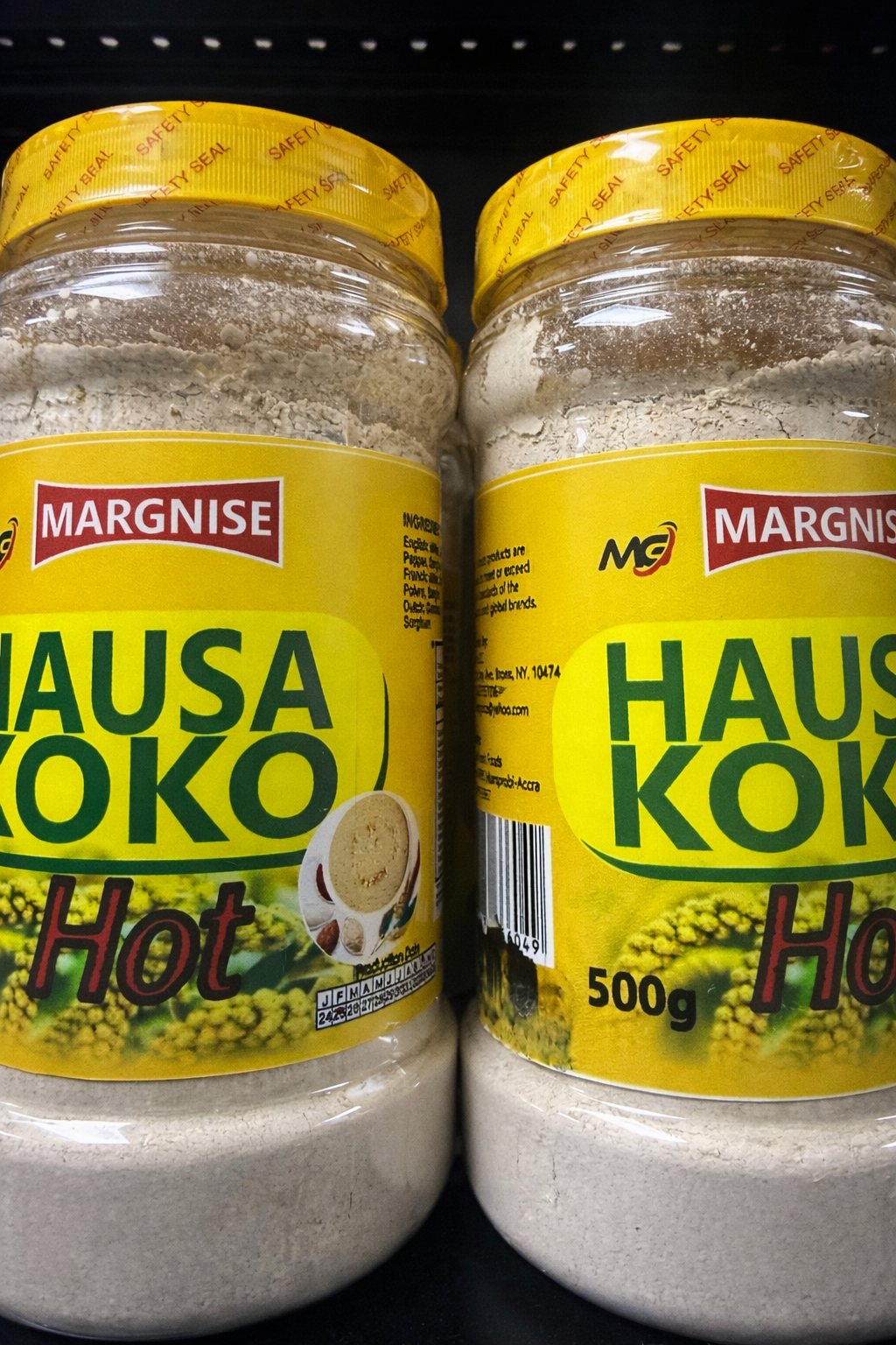 Margnise Hausa Koko (Hot) – 500g | Traditional Ghanaian Millet Porridge Mix
