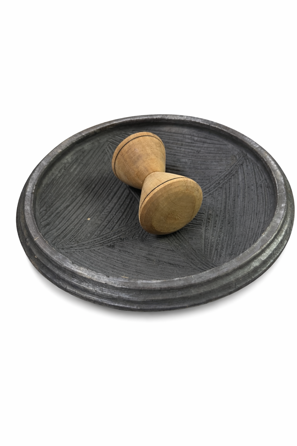 Asanka (Traditional Ghanaian Grinding Bowl) with Eta