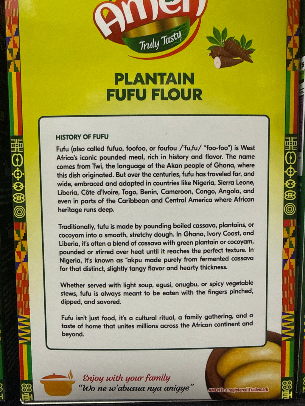 Amen Plantain Fufu – Traditional Plantain Fufu Mix 🍌🥣