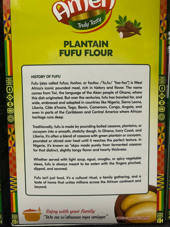 Amen Plantain Fufu – Traditional Plantain Fufu Mix 🍌🥣