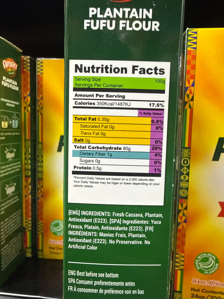 Amen Plantain Fufu – Traditional Plantain Fufu Mix 🍌🥣