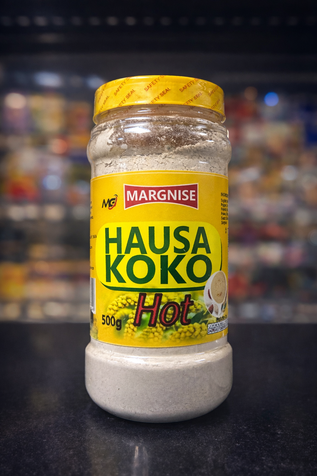Margnise Hausa Koko (Hot) – 500g | Traditional Ghanaian Millet Porridge Mix