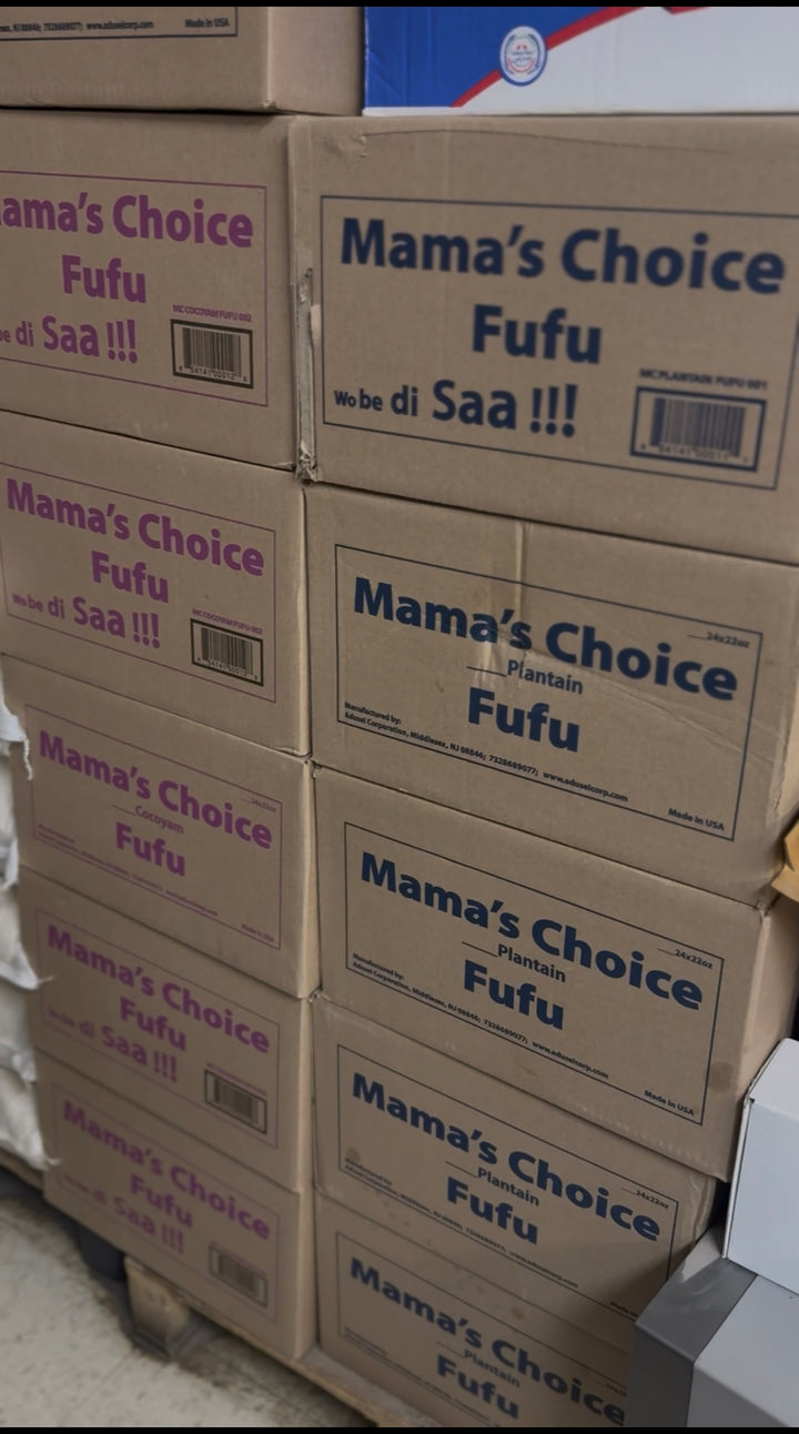 Mama’s Choice Plantain Fufu – 24 Count Box