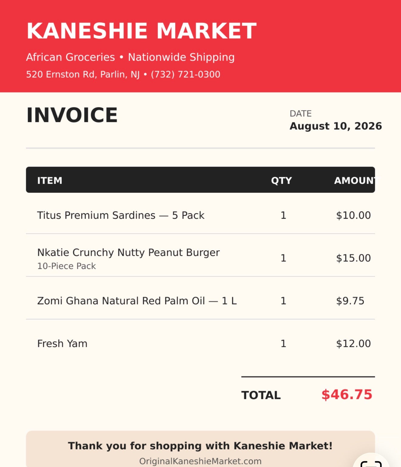 Margie Order