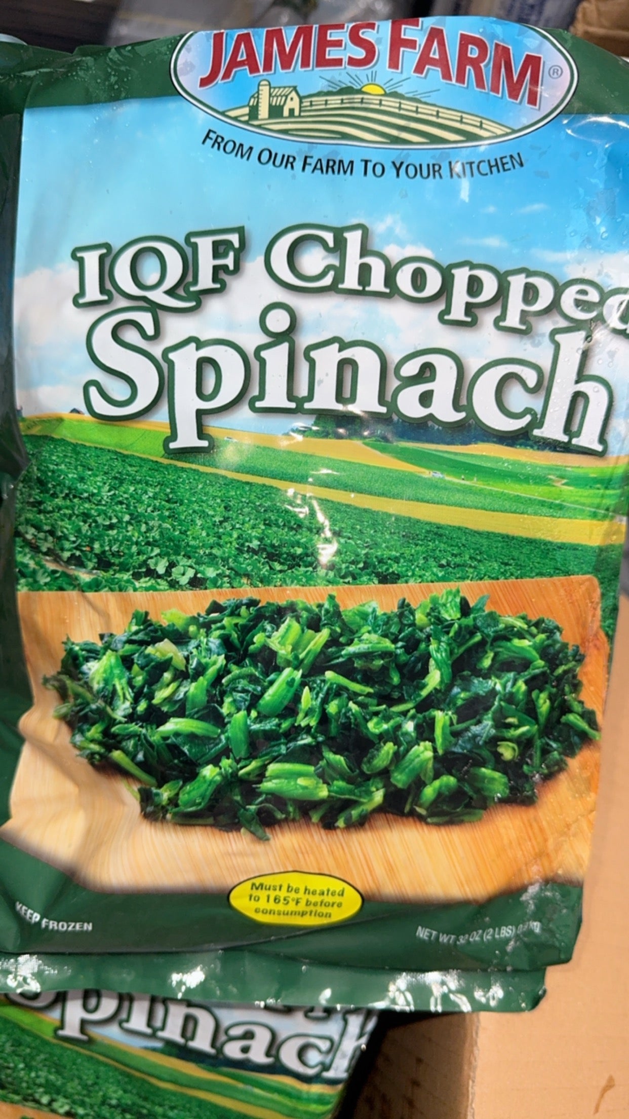 Chopped Spinach (Nkontomire)