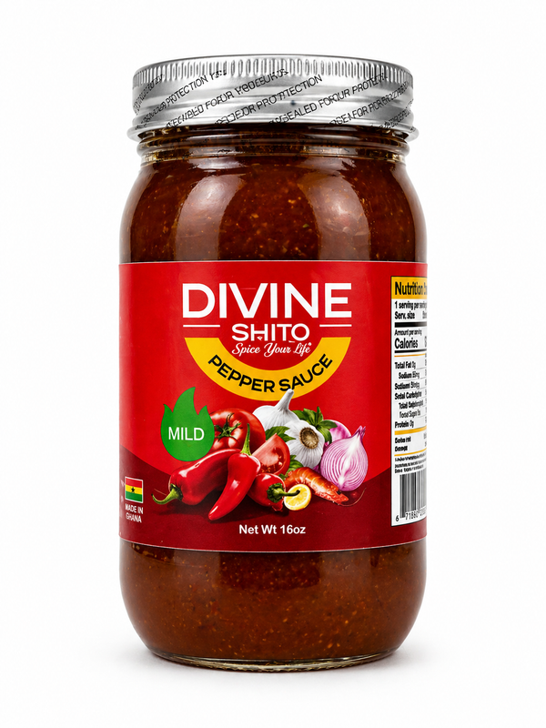 Divine Shito - Authentic Ghanaian Black Pepper Sauce