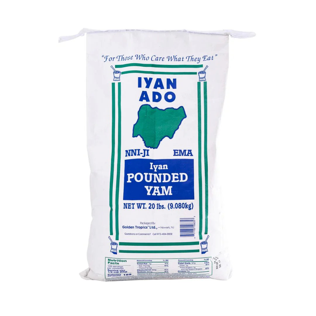 Iyan Ado Pounded Yam Flour (20 lbs)