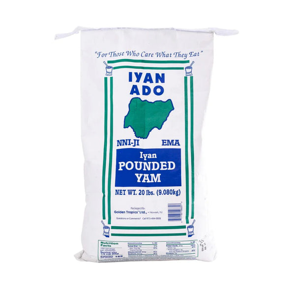 Iyan Ado Pounded Yam Flour (20 lbs)