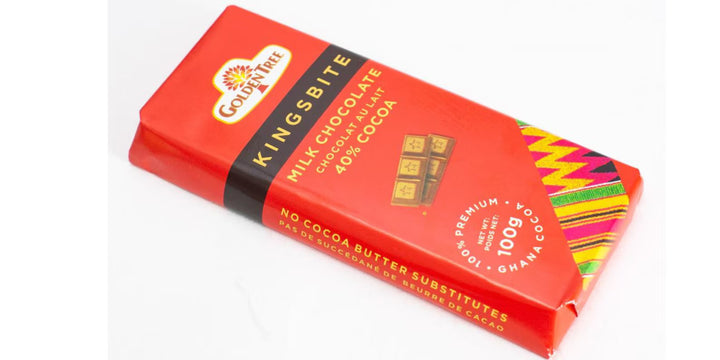 Kingsbite Milk Chocolate from Ghana - 100g