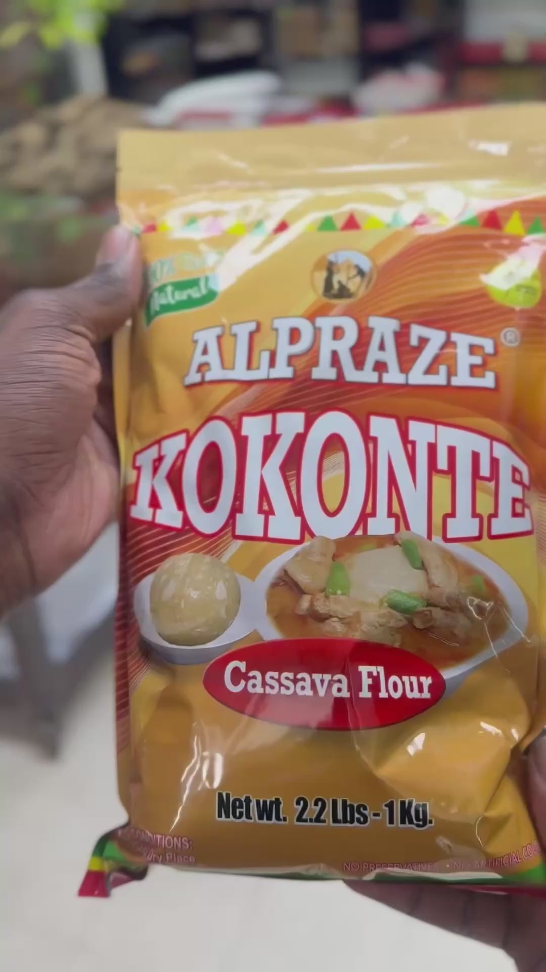 Alpraze Kokonte Flour – Traditional Dried Cassava Flour 🌾🥣