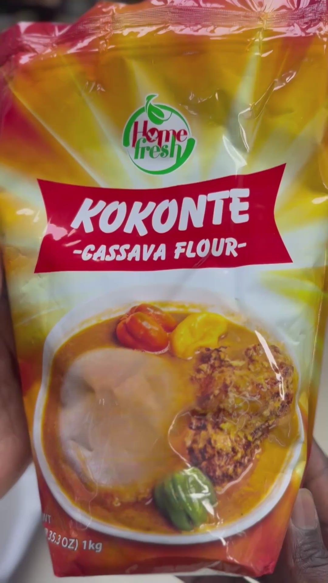HomeFresh Kokonte – Traditional Dried Cassava Flour 🌾🥣