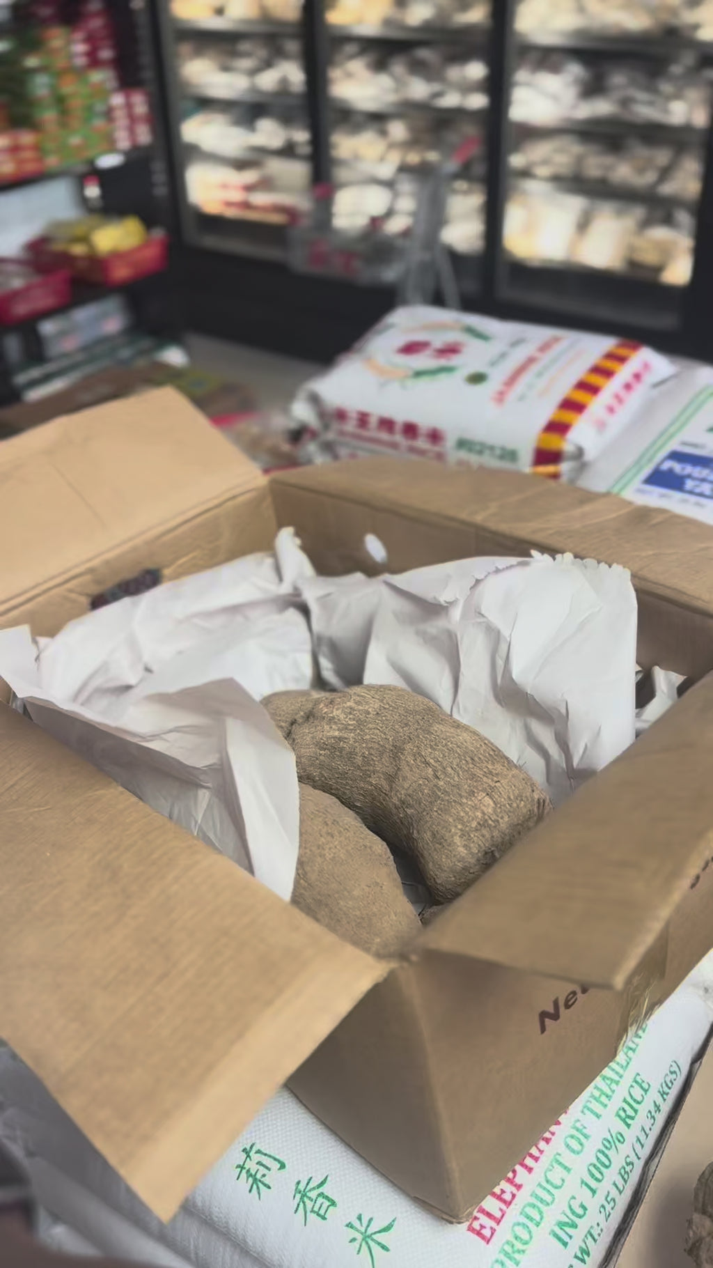 Fresh Ghana Pona Yam 🇬🇭 (African Yam) – Nationwide Shipping