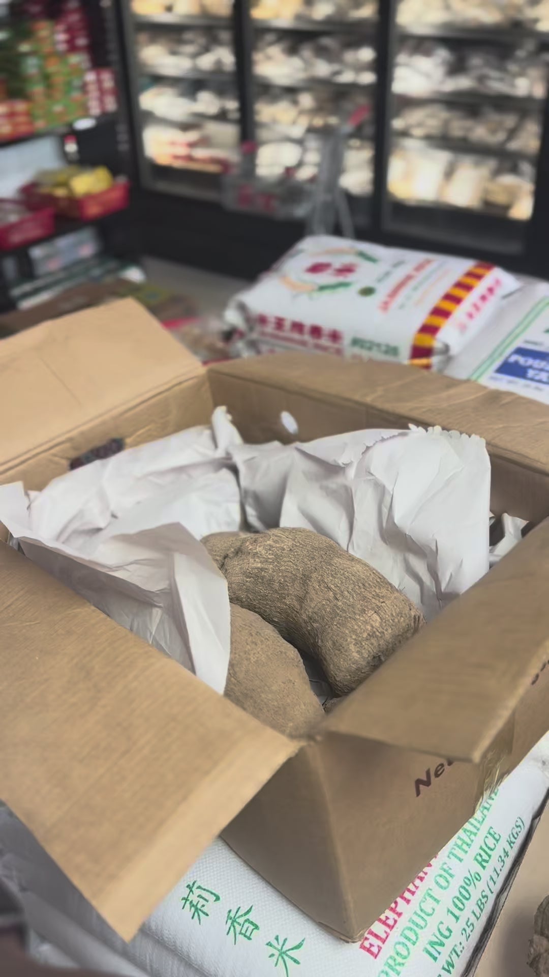 Fresh Ghana Pona Yam 🇬🇭 (African Yam) – Nationwide Shipping